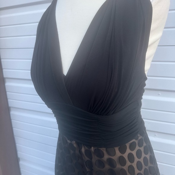 Connected Apparel Elegant Black Halter Dress size 8 - Picture 2 of 7